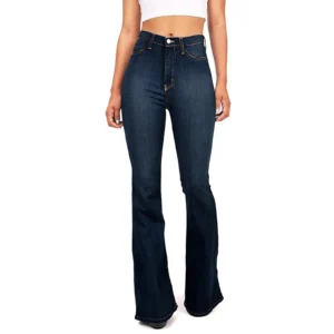 Plus Size High Waist Wide Leg Jeans