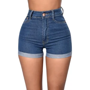 High Waist Denim Shorts