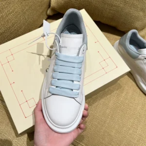 Platform White Sneakers for Women - Leather Chunky Sole Shoes